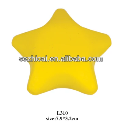 pu звезды стресс мяч детей игрушки рекламные