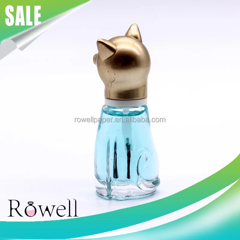 Custom Design Empty Cute Animal Shaped Nail Polish Bottle 12ml Glass Nail Varnish Bottle with Cat Shaped Cap