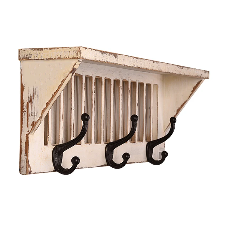 Декоративный винтажный Шебби-шикарный настенный крючок-вешалка