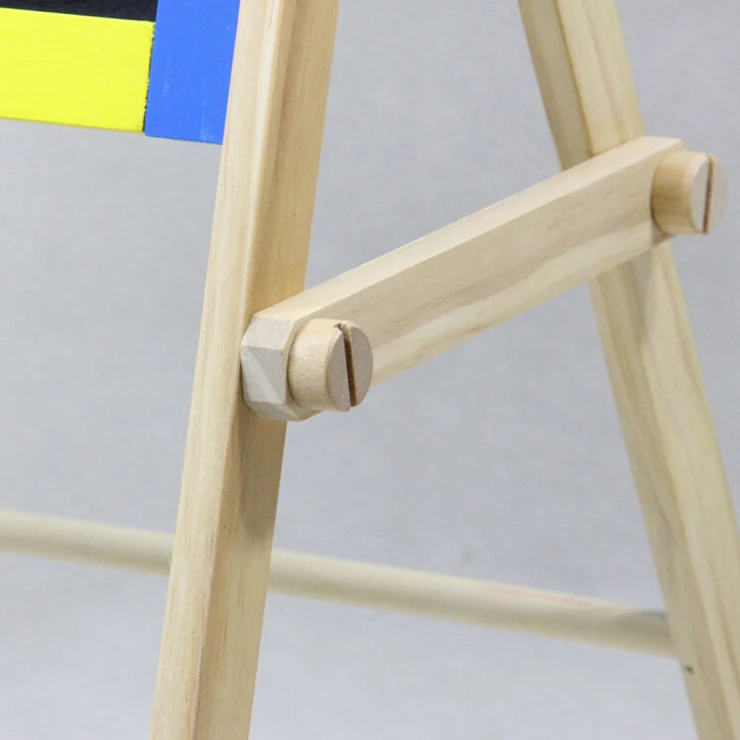 
Детская деревянная Двухсторонняя доска для рисования 