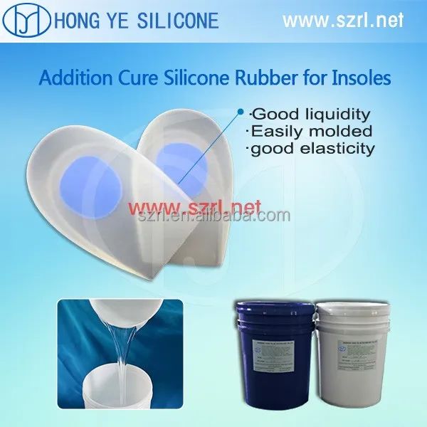 platinum cure silicone rubber for footcare