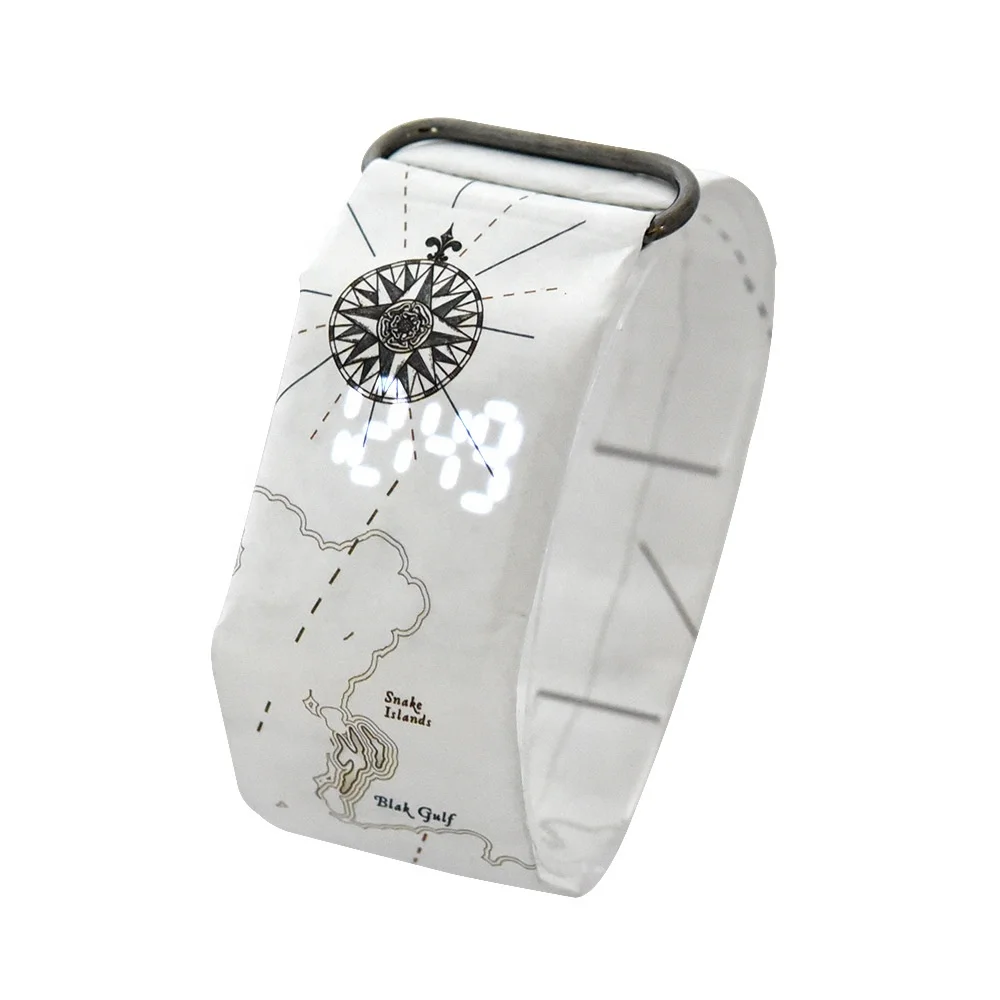 
Цифровые часы мужские наручные светодиодные водонепроницаемые часы с бумажной коробкой для женщин и мужчин 