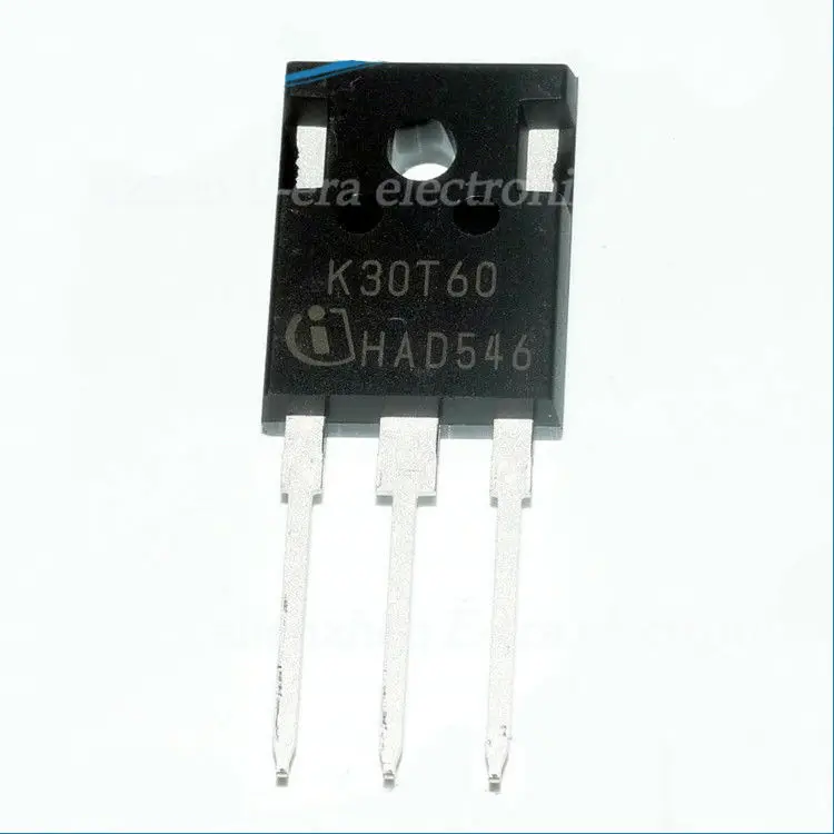 thumbnail interactive-video image 1 of 2PCS IKW30N60T K30T60 30A 600V IGBT Transistors - Original Smw Brand 1 of 4
