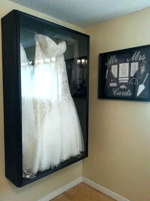 Wedding Dress Shadow Box