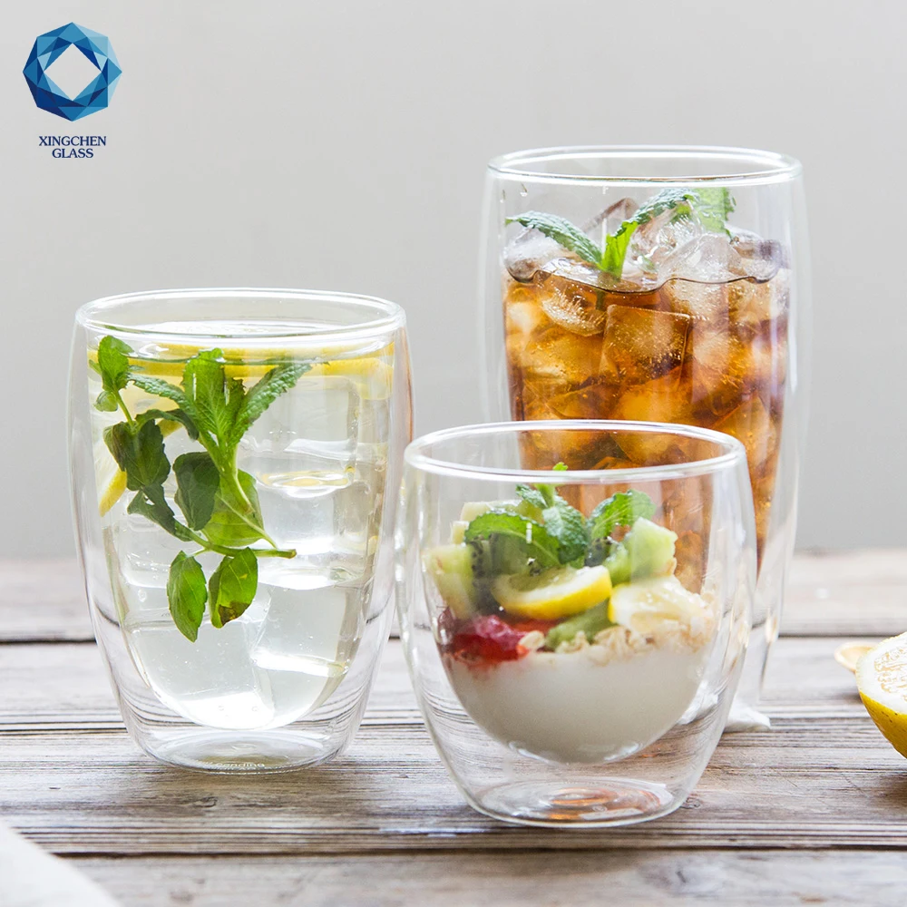 Light 200ml Glass Coffee Cup Double Wall Glass Coffee Cup Buy Double