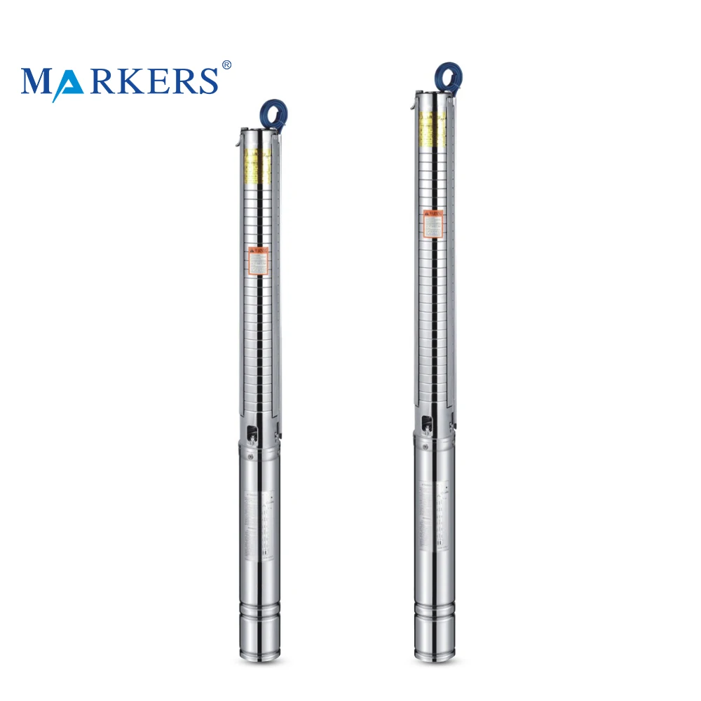 3 фазы центробежный головы 100 м 5.5kw 5 л.с. погружной водяной насос цена