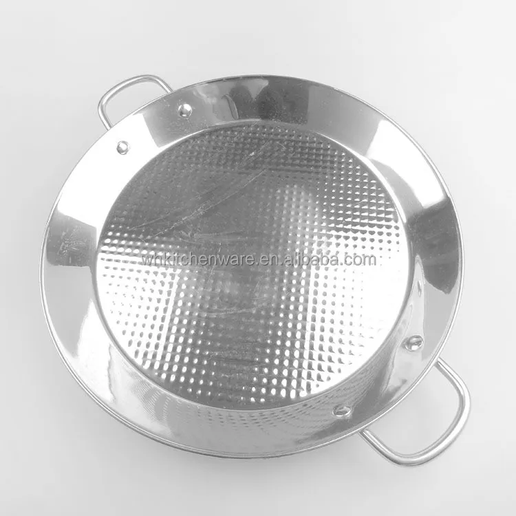 Из нержавеющей стали коммерческого качества 8-13 дюймов Электрический паэлья Пан испанский посуда для ресторанное оборудование