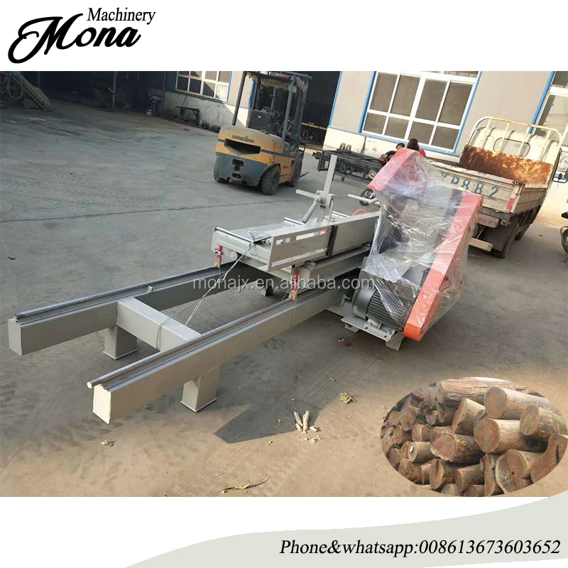 High Speed Energy Saving Timber Sliding Table Saw Log Cutting Sawmill