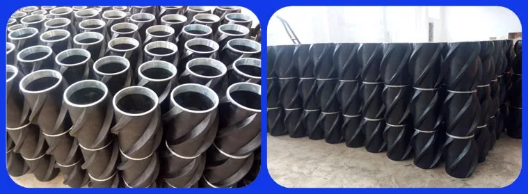 Customized Oilfield API Standard Welded Spiral Vane Solid Rigid Centralizer Fixed for Oilfield