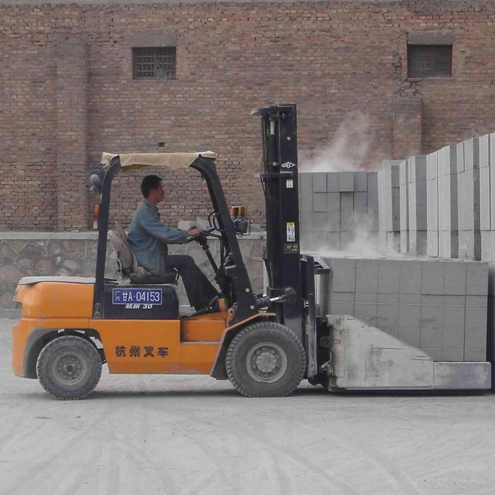 Forklift Clamp Attachments for Handling Various Kinds of Block and Brick