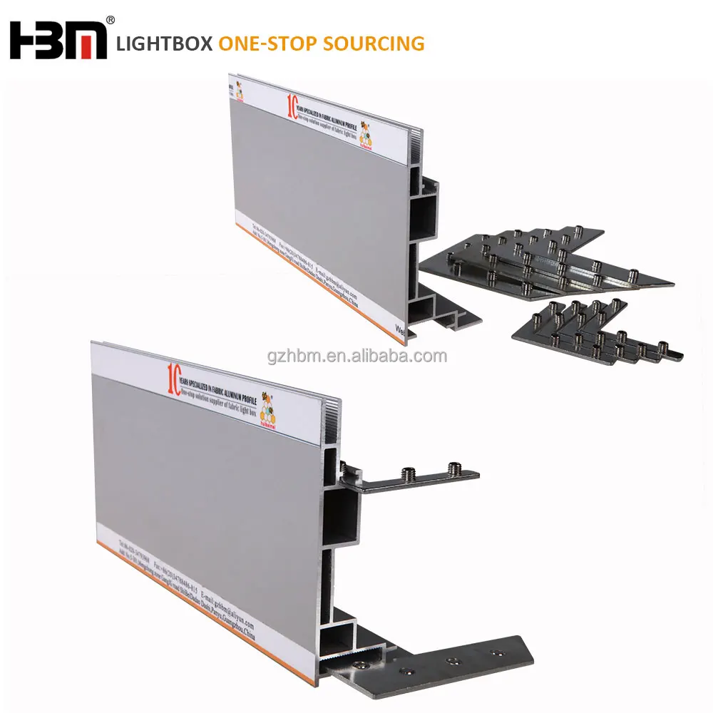 Aluminium Frame Structure Canvas Led Backlit Light Picture Frame for Banners