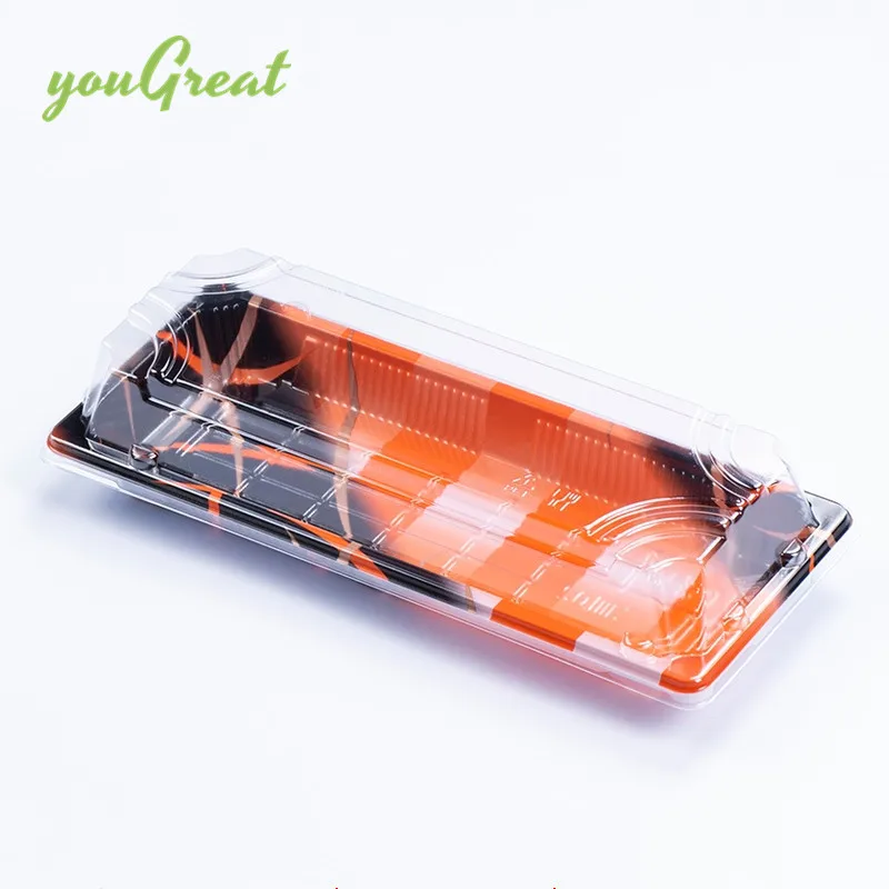 Wholesale Disposable Sushi Container Transparent Plastic Take Away