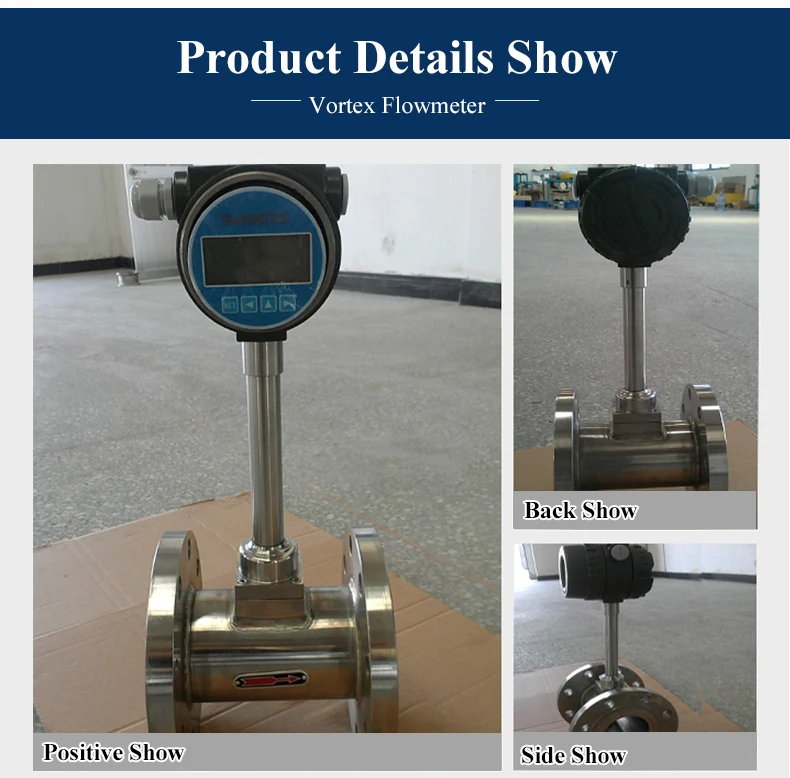 Vortex Gas Flow Meter Compressed Air Flow Meters Variable Area Air