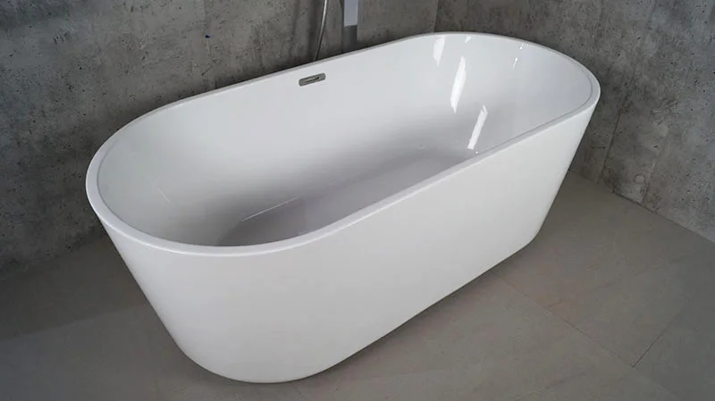 ホワイトバスタブ 自立型150cm 標準的なアクリル製浴槽