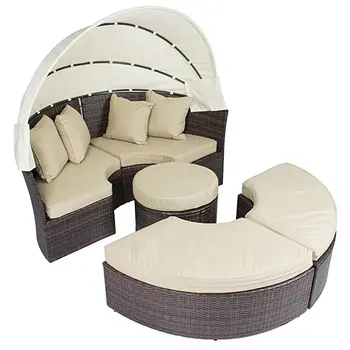 Мебель из ротанга круглый диван