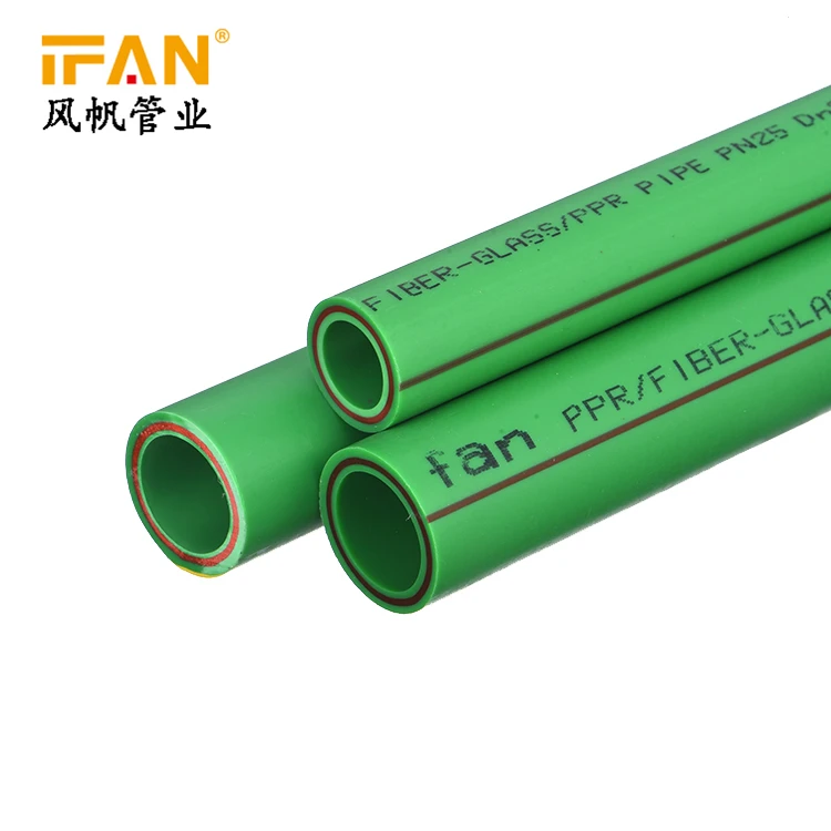 IFAN GF Composite PPR Pipe Competitive Price 25MM PN20 High Temperature Glass Fiber PPR Pipe