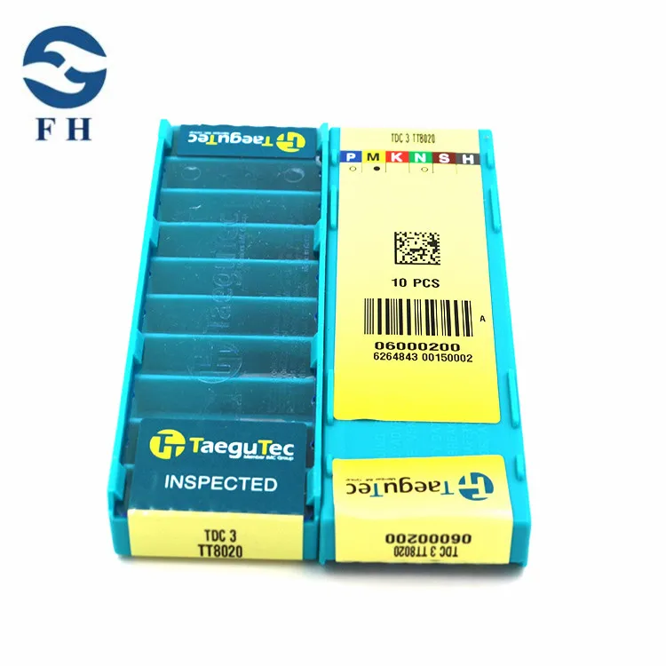 TDC 3 TT8020 Taegutec Machine Carbide Tips