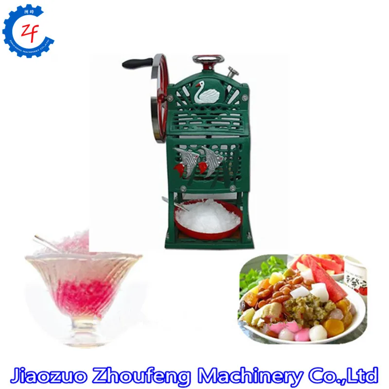 Commercial Manual Ice Crusher and Shaver Machine Snow Cone Maker