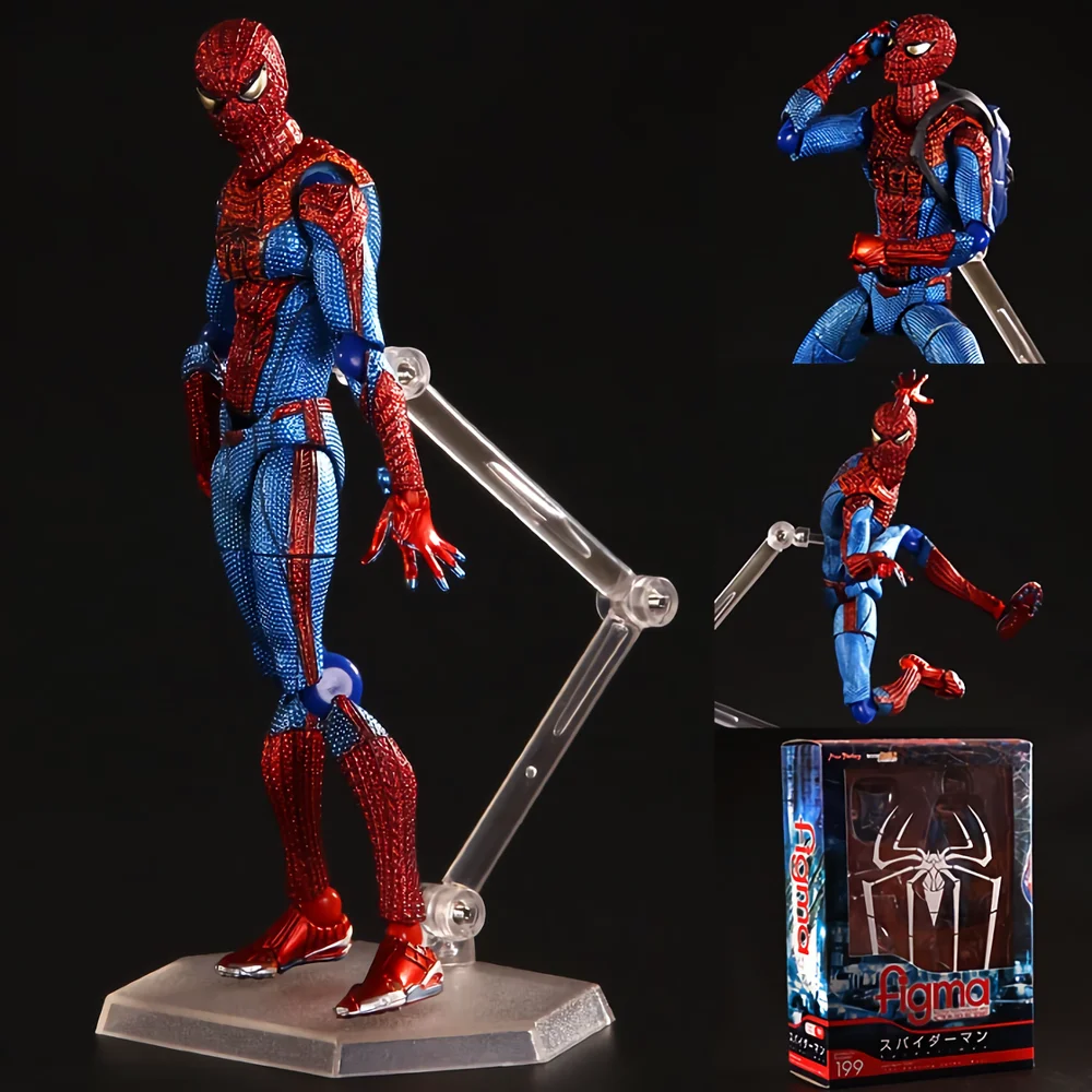 Figma 199 Spider Man Action Figure - Marvel Legends Collectible