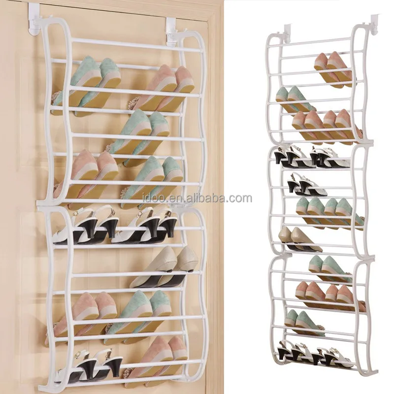 Cheap Shoe Rack 12 Layer over Door Metal Shoe Organizer