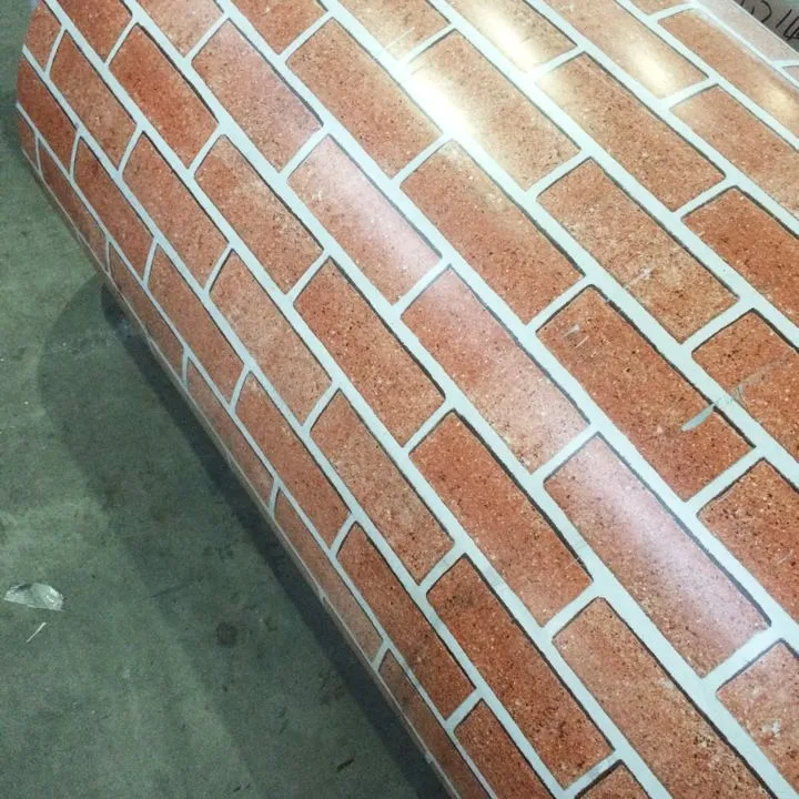 用于建筑屋面的预涂镀锌砖粒钢 - buy brick grain steel,marble