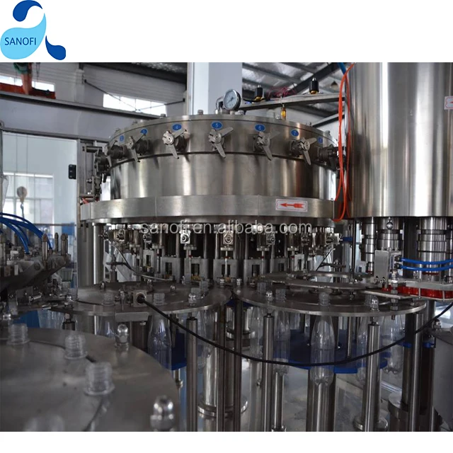 Automatic CSD Soft Drinks Filling Machine Tarhun Buratino 200ml Plastic and 500ml Glass Bottle from Baikal Production Line