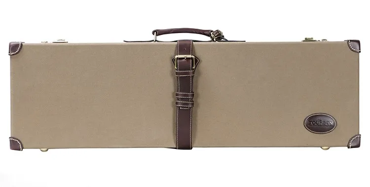Tourbon Gun Case - Durable Side-by-Side Hardwood Storage