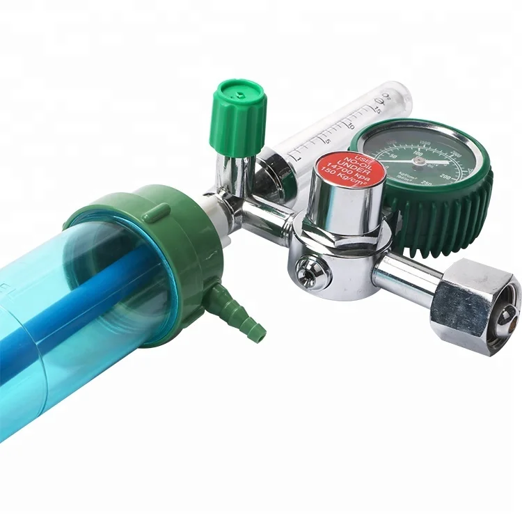 High Pressure Medical Oxygen Flow Meter Regulator Economical Product