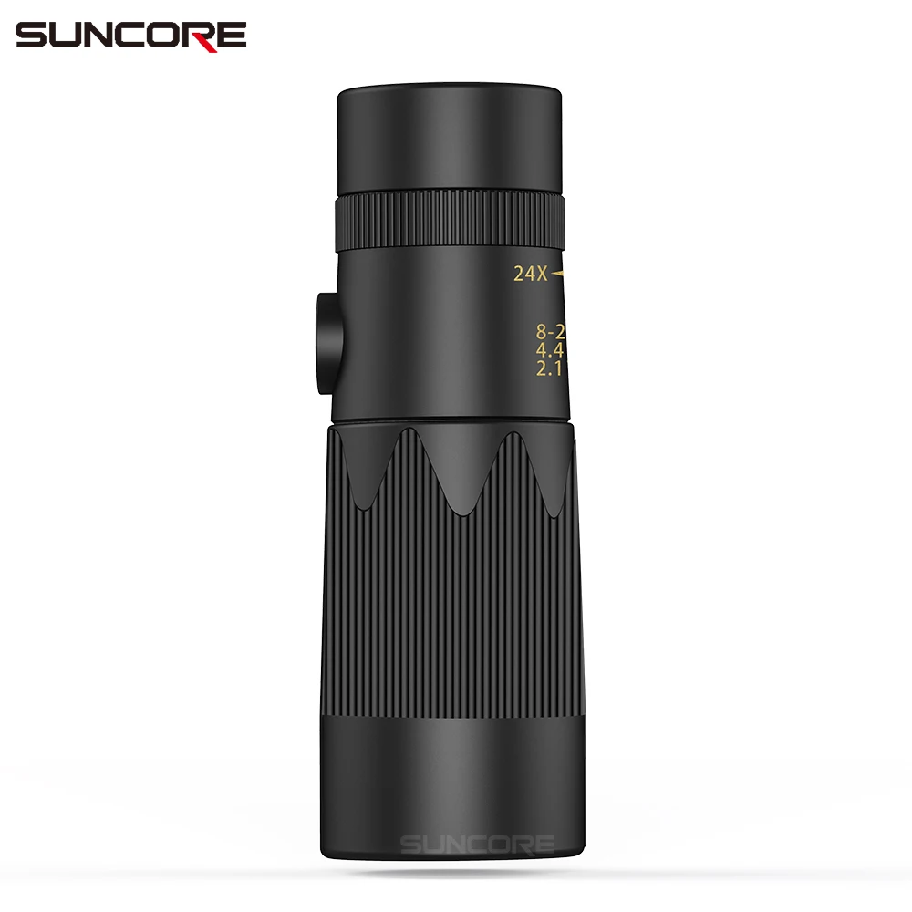 SUNCORE зум Монокуляр телескоп 8-24X40 Двойной фокус оптика с многослойным покрытием объектива BAK4 Prism Зрительная труба с штативом и мобильного телефона