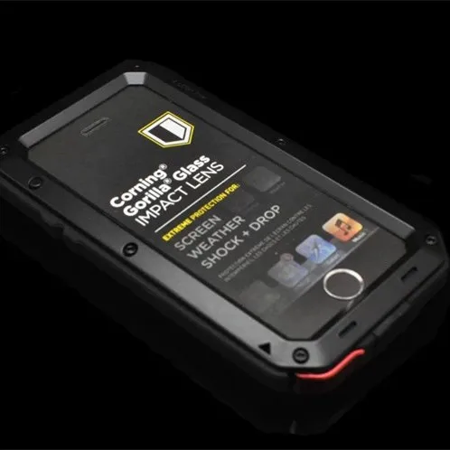 RJ case For iPhone5 Waterproof shock dirt proof Phone case For Apple iPhone 5G 5 5S
