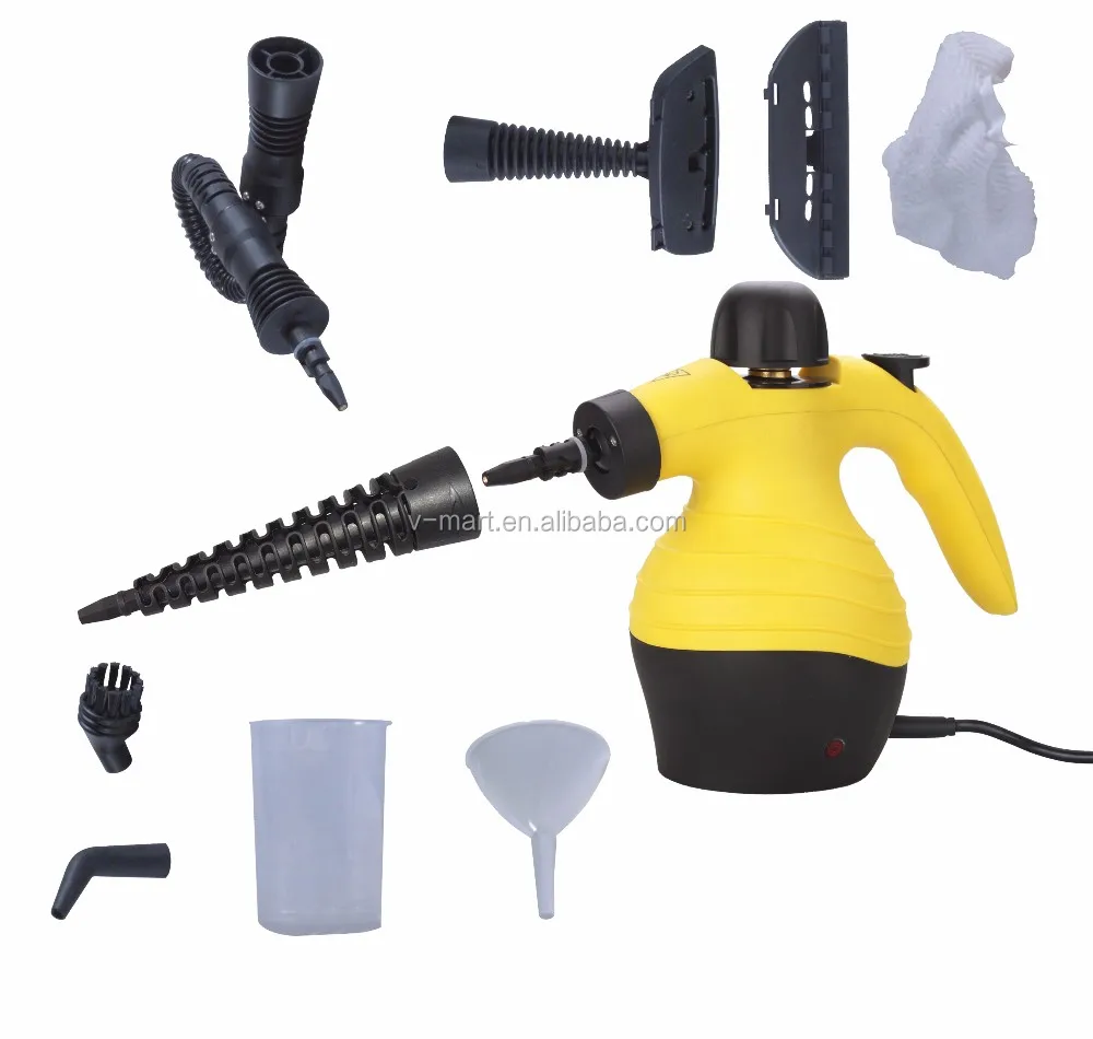 2018CIXI New Design Electric Pressurized Handheld Portable Steam Cleaner Vsc38 With10 Accessories Ideal for Cars,bbq Grill,floor