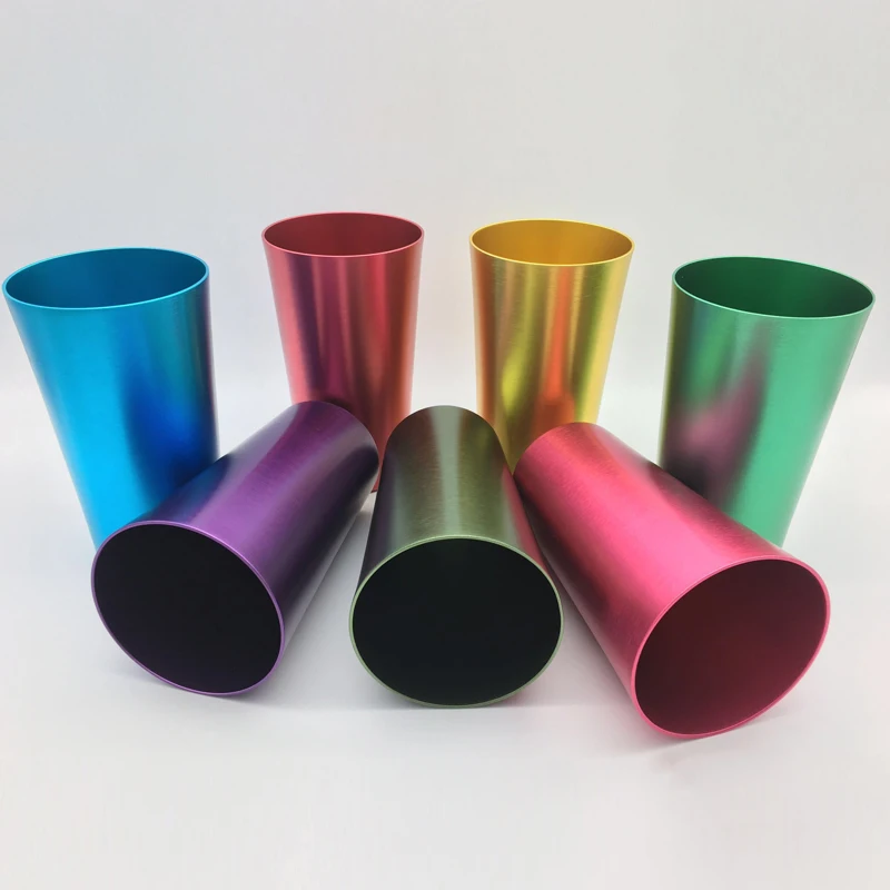 Buy Wholesale China Aluminum Tumblers Retro Jewel Aluminum Colored Tumblers  Cups Set Of 6 Multicolor,vintage Style Color & Aluminum Beer Cups at USD  0.5