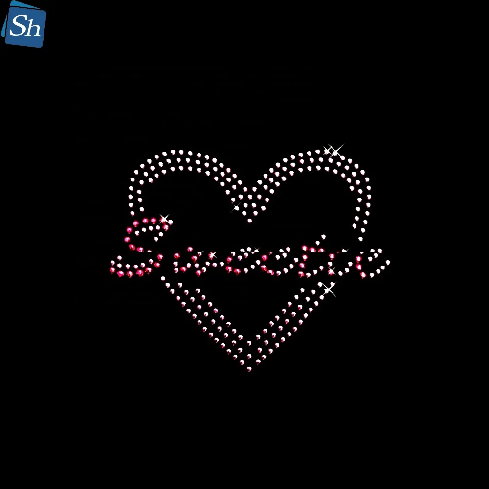 heart iron on transfers