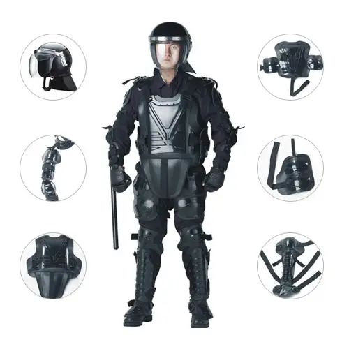 X Police Security Stab Slash Proof Protective Body Armor 3 Panel Set B9 STB1 