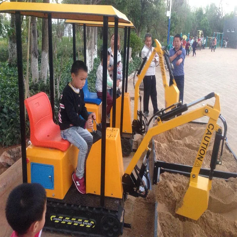 14-teiliges Bagger-Set Für Kinder - Mit Mini-Baufahrzeugen & Verkehrsschildern