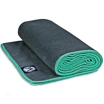 Custom Print Logo Microfiber Yoga Towel With Corner Pocket Non Slip Yoga Mat Cover Comfortable Hot Yoga Towel