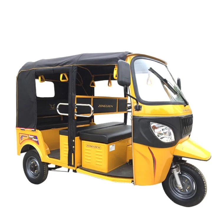 Maximum Loading 9 People Three Wheeler Motor Mobility Passenger Taxi With 200cc Zongshen Engine