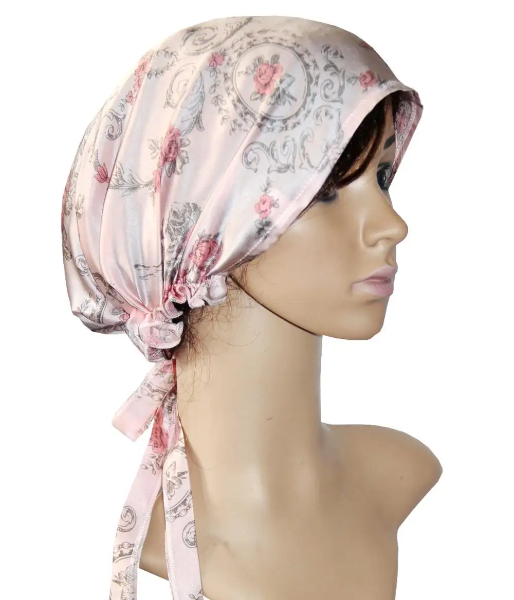 100% 大型丝绸睡帽头发帽 - buy 100% large silk sleeping hat
