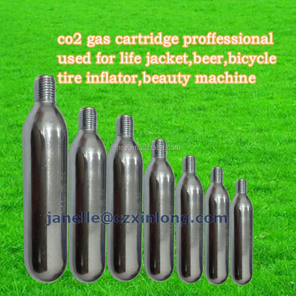 Air jacket co2 gas cartridge refill
