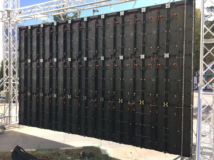 P3.91 Bescan IP65 Rental Waterproof Cabinet P3.9 Outdoor Led Video Wall Display Screen