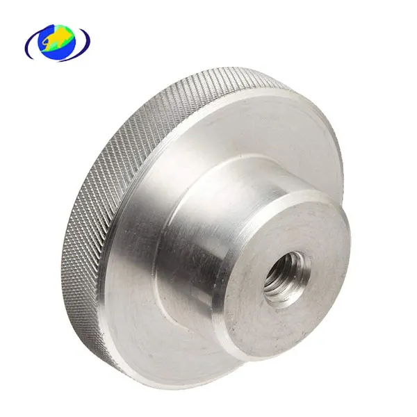 高速数控加工 6061 金刚石滚花铝车削