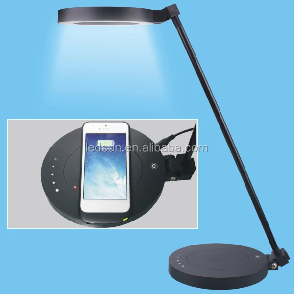 Smart Phone wireless Charging Folding LED Desk Lamp with cheap price