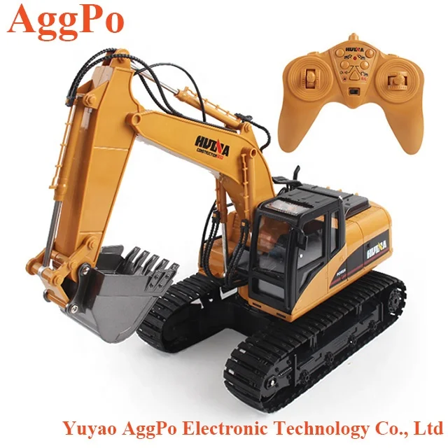 excavator with remote