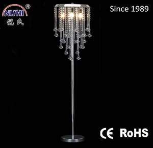 Modern Crystal Bedroom Standing Floor Light