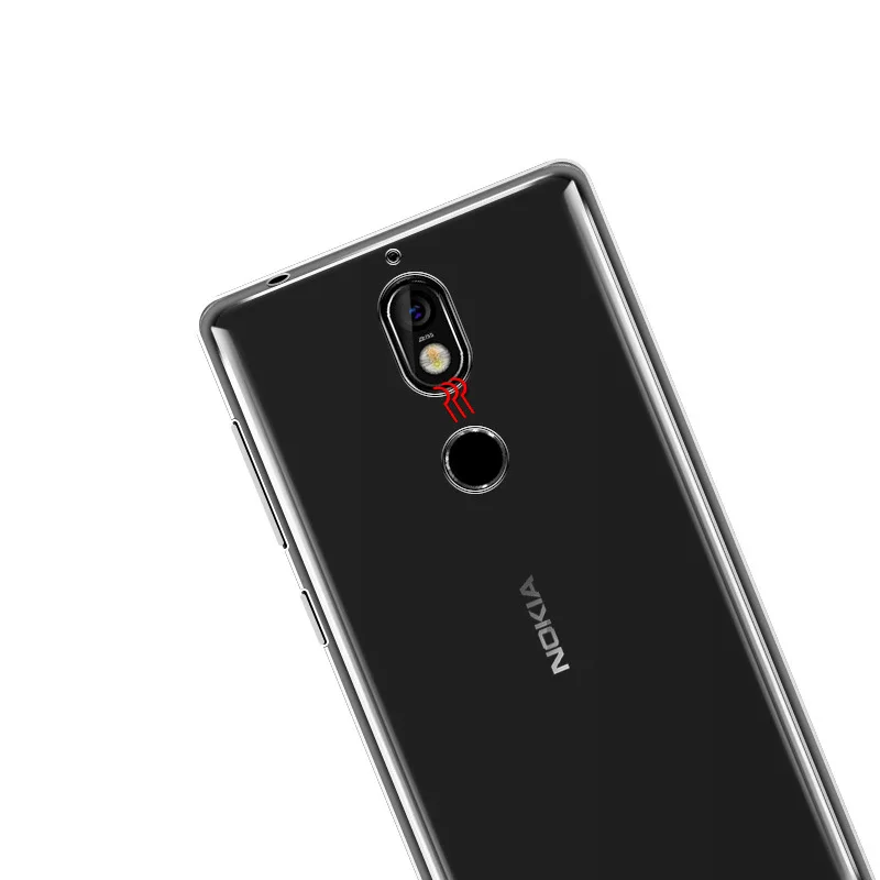 Nokia 7 TPU Case - Transparent Mobile Phone Price in China