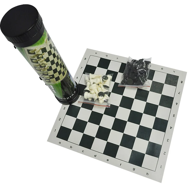 Giant Plastic Chess Set with a 16" King Outdoor Chess Set