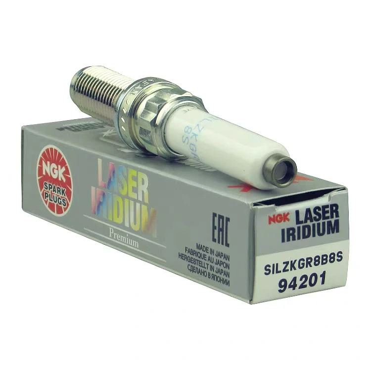 Genuine NGK Laser Iridium Spark Plugs 94201 (SILZKGR8B8S) For BMW/Mini – Set Of 4