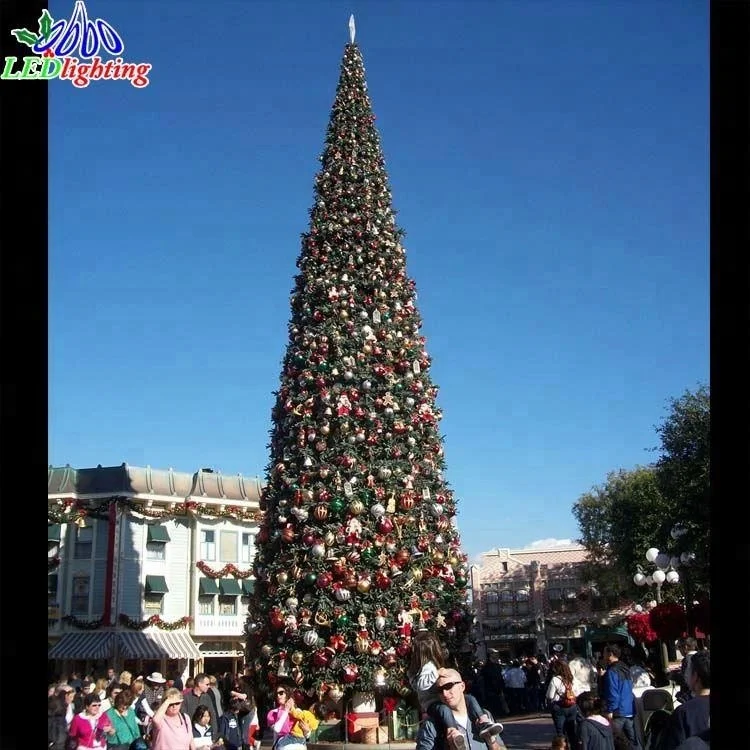 25FT Artificial Tinsel Christmas Tree Overstock Gold Pop up Christmas Trees