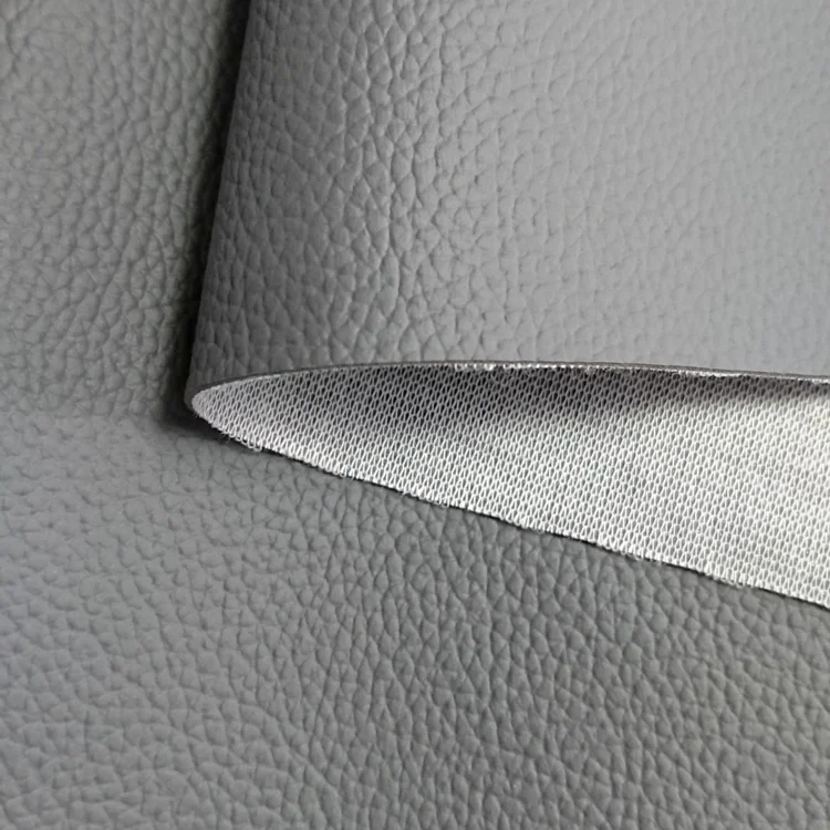 Faux Leather Professional Manufacturer Fire Resistant Foam Backing PVC Artificial Leather