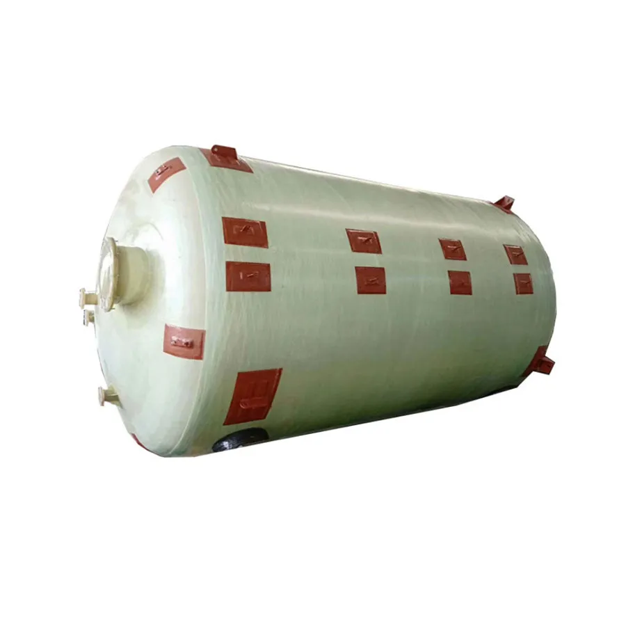 20000 Litre Frp Hcl Storage tank Acid tank Fiberglass Horizontal tank